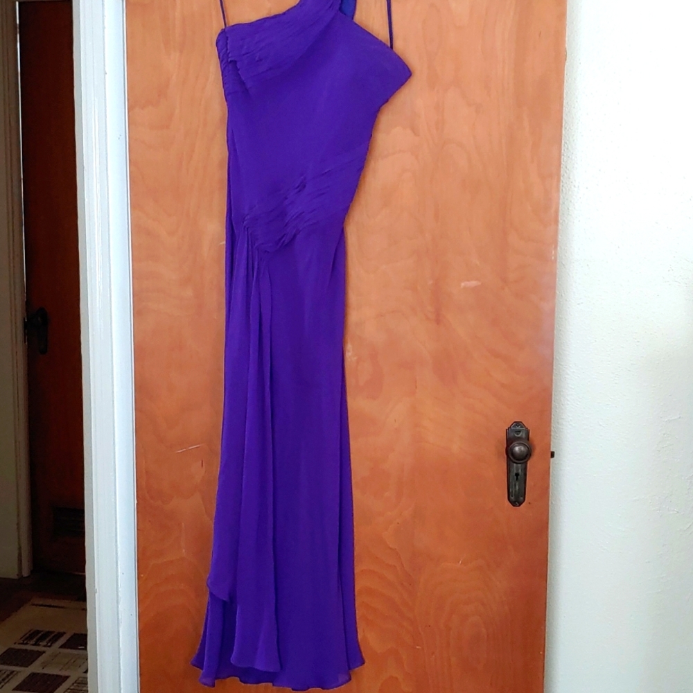 Purple Full Length Gown Size 2